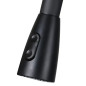 Canilla monocomando cocina pico cisne extensible (Negro)