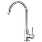 Canilla monocomando cocina pico cisne rigido