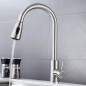 Canilla monocomando cocina pico cisne extensible (Acero inoxidable) Canilla monocomando cocina pico cisne extensible (Acero inoxidable)