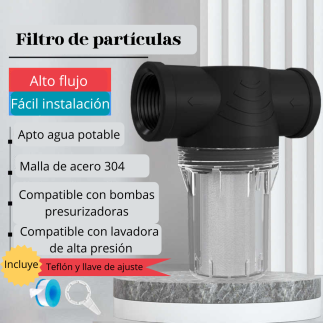 Filtro de sedimento ½″ de agua reutilizable – SK